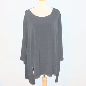 The Limited Collection 2X Black Shirt Top